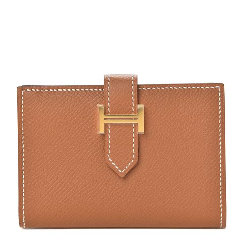 hermes epsom bearn card holder wallet etoupe|HERMES Epsom Bearn Card Holder Etoupe .